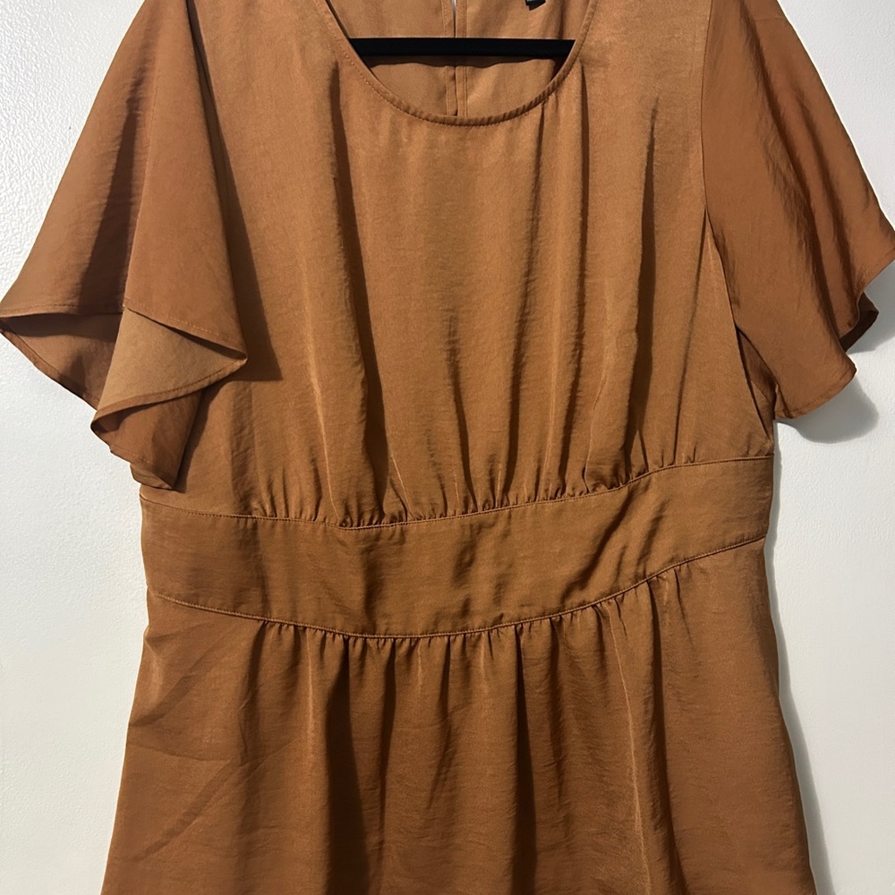 ✂️ Lane Bryant Tan Women's Blouse